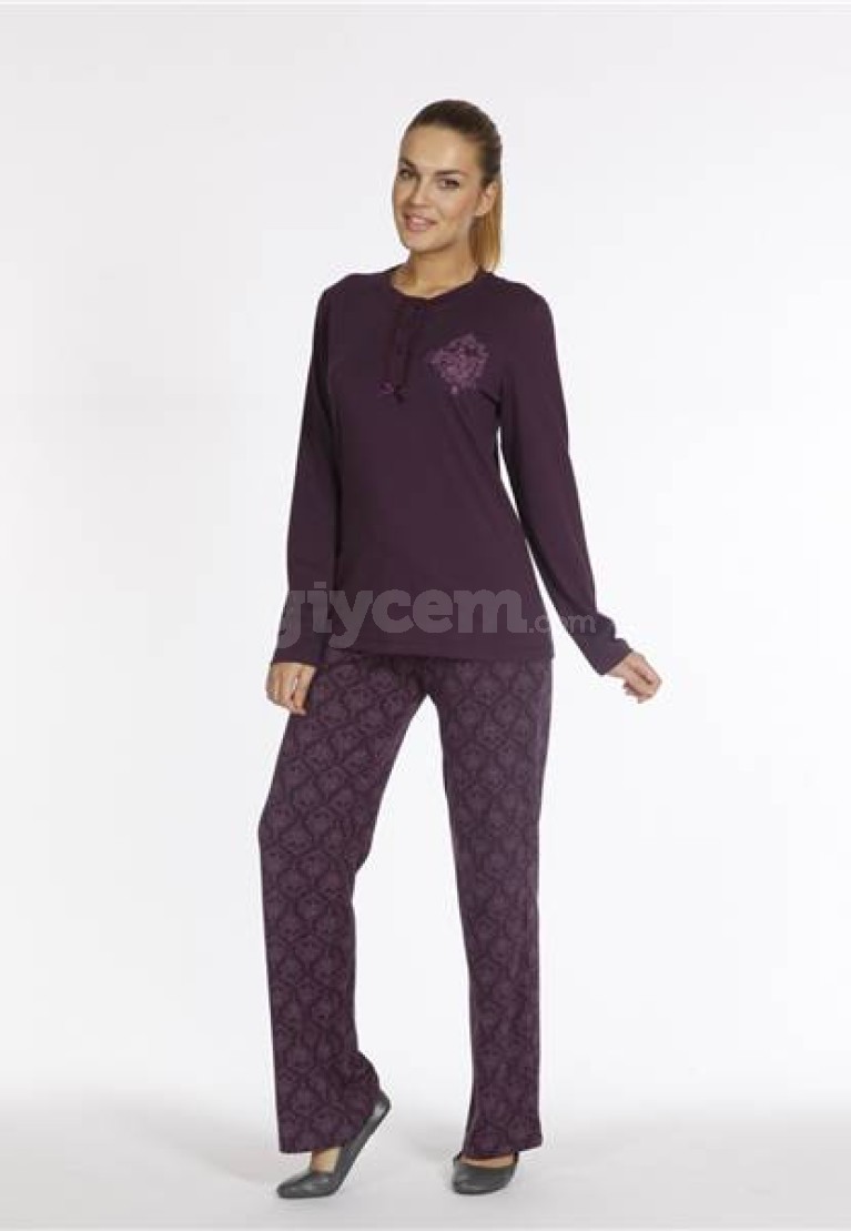Dagi Bayan Modal Uzun Kollu Pijama Takım 162