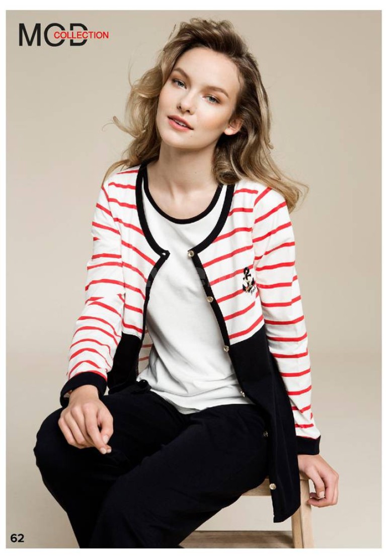 Mod Collection Bayan 3'lü Pijama Takım 1669