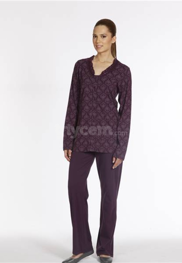 Dagi Bayan Modal Gömlek Pijama Takım 160