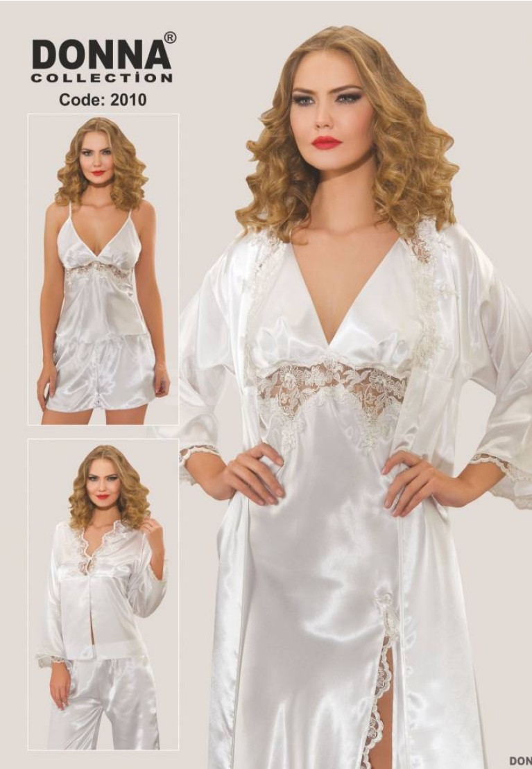 Donna Bayan 6'lı Saten Set 2010S