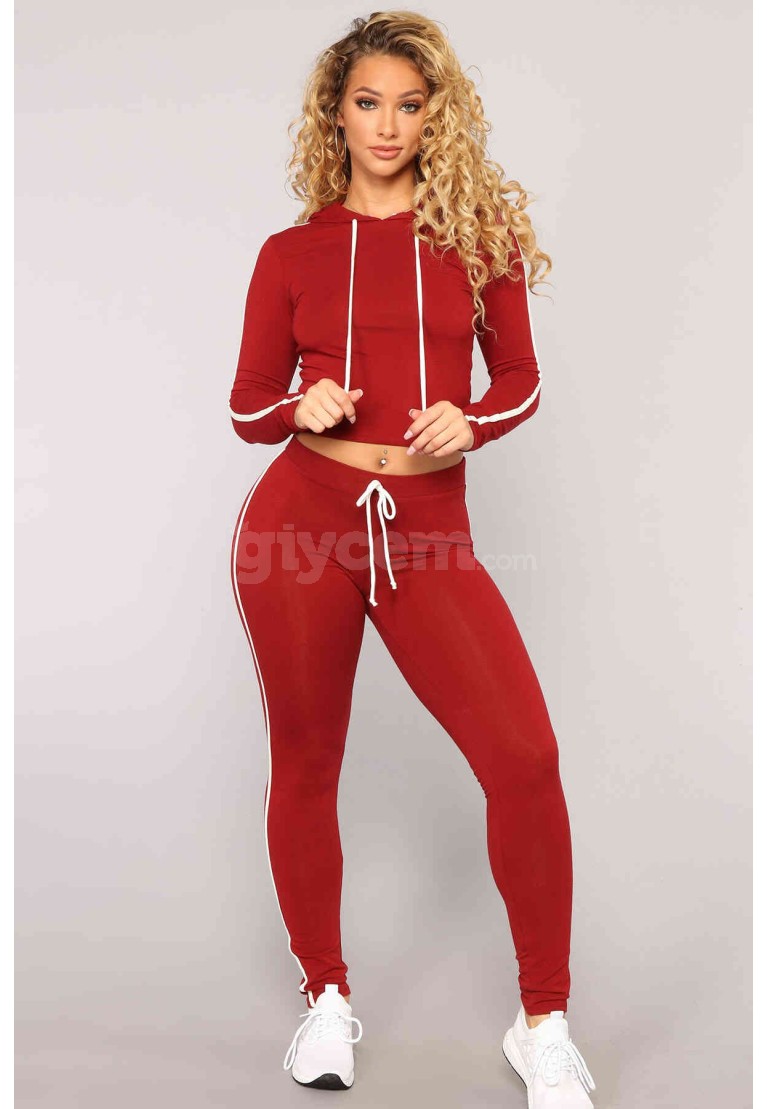 www.pijamafoni.com-MERRY SEE-MERRYSEE-MS4049-KIRMIZI-31
