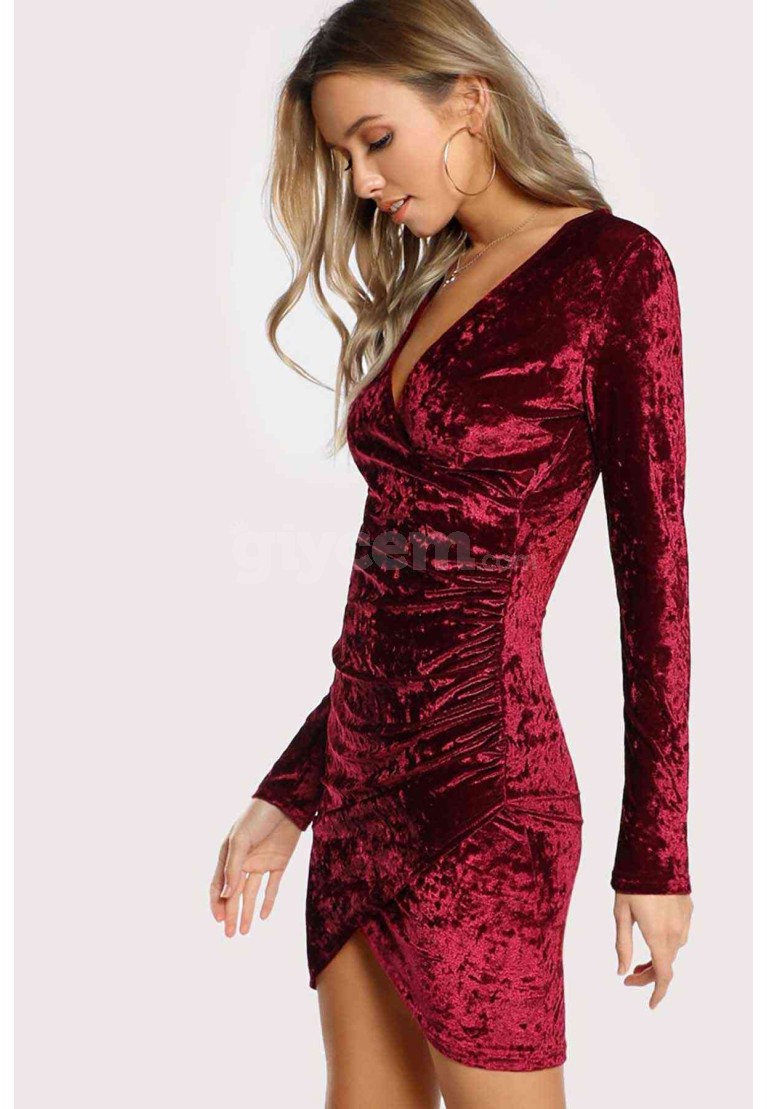 www.pijamafoni.com-MERRY SEE-MERRYSEE-MS2240-BORDO-31