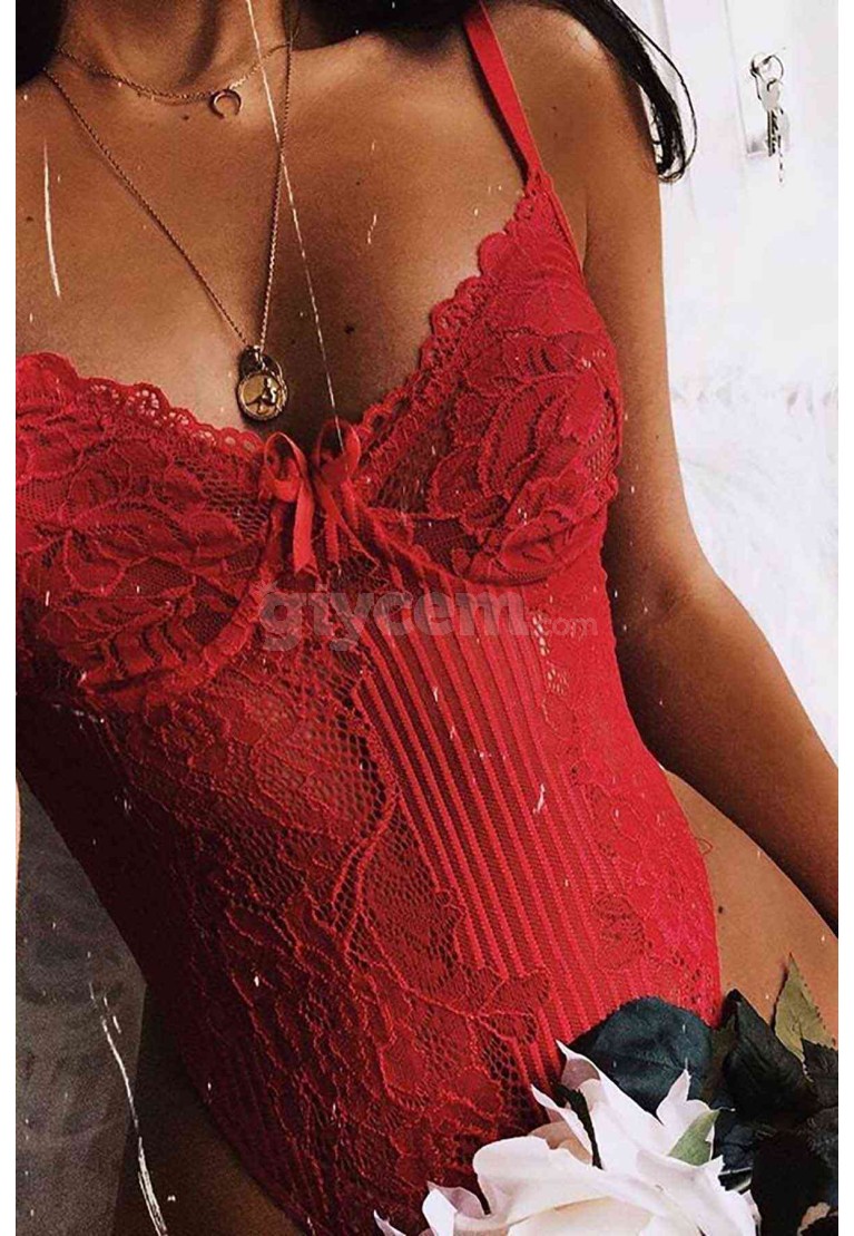 www.pijamafoni.com-MERRY SEE-MERRYSEE-MS2517-KIRMIZI-31