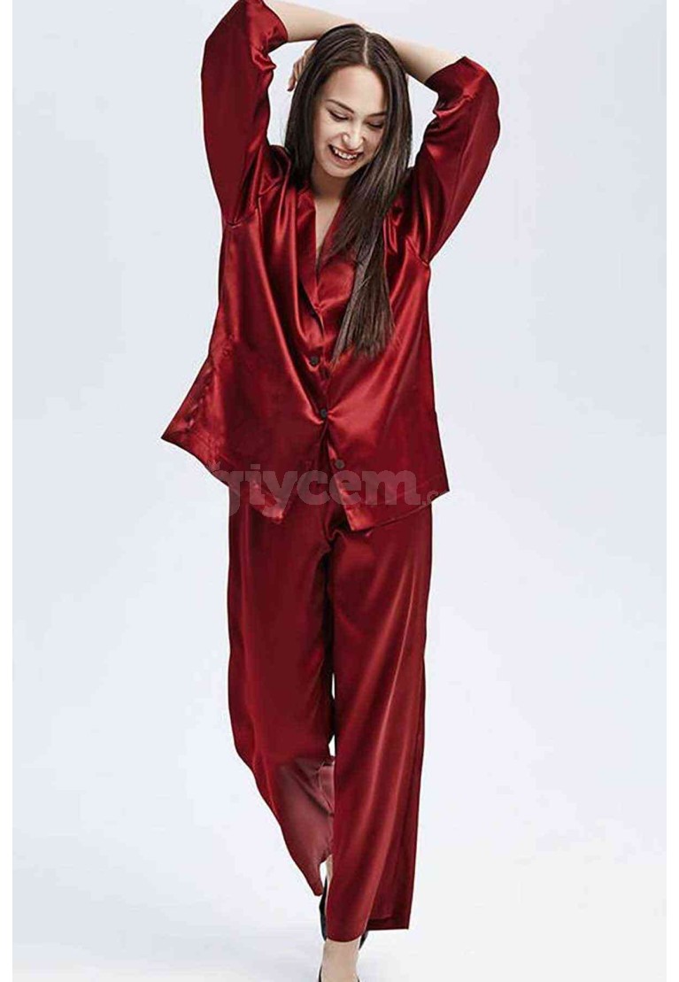 www.pijamafoni.com-MERRY SEE-MERRYSEE-MS2335-KIRMIZI-31