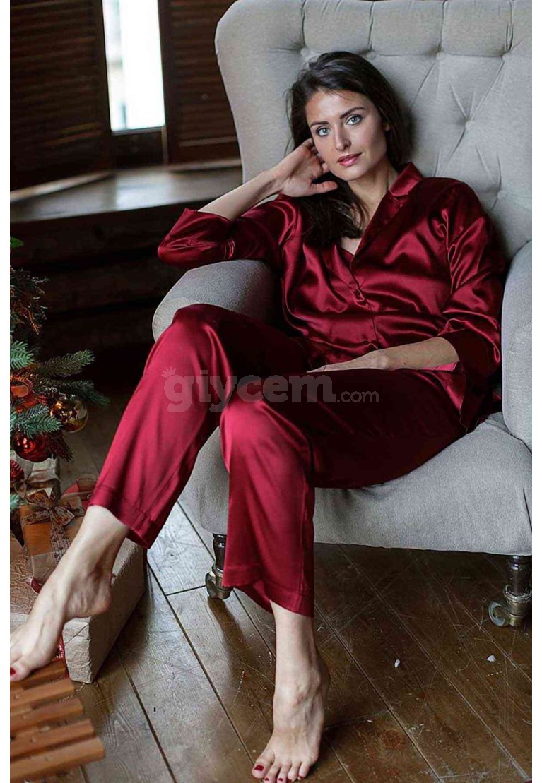 www.pijamafoni.com-MERRY SEE-MERRYSEE-MS2335-KIRMIZI-31