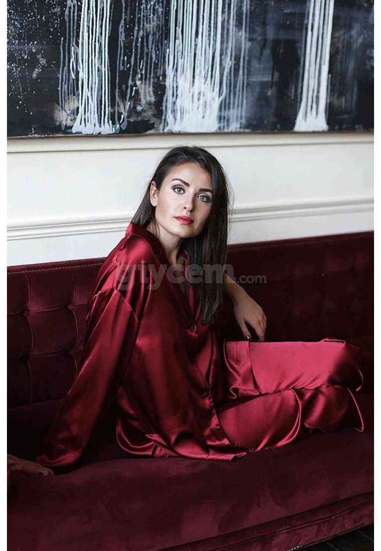 www.pijamafoni.com-MERRY SEE-MERRYSEE-MS2335-KIRMIZI-31