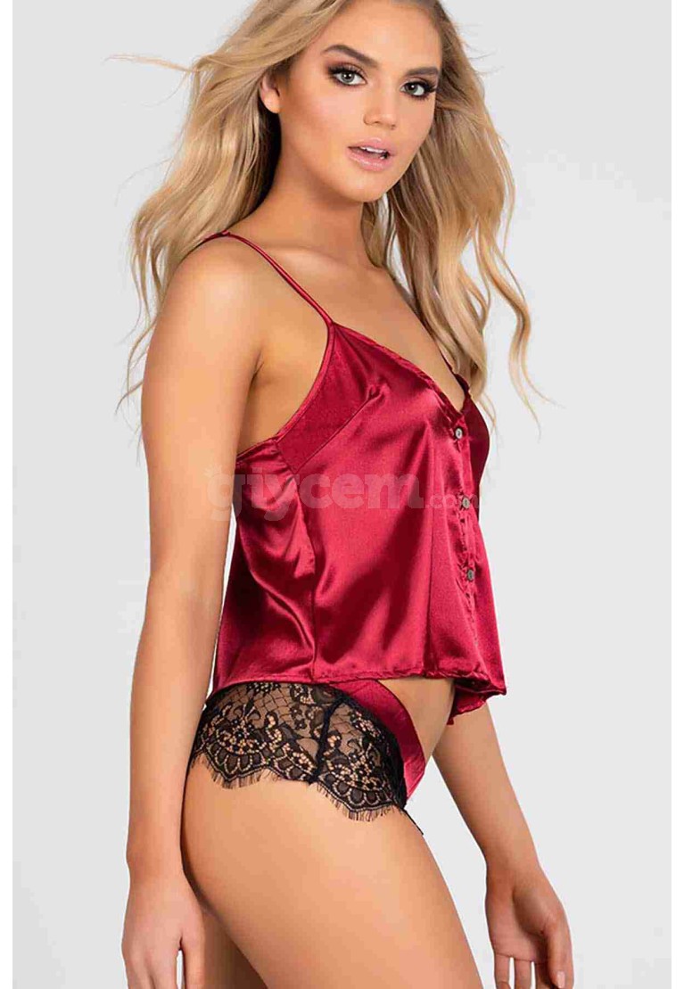 www.pijamafoni.com-MERRY SEE-MERRYSEE-MS23118-KIRMIZI-31