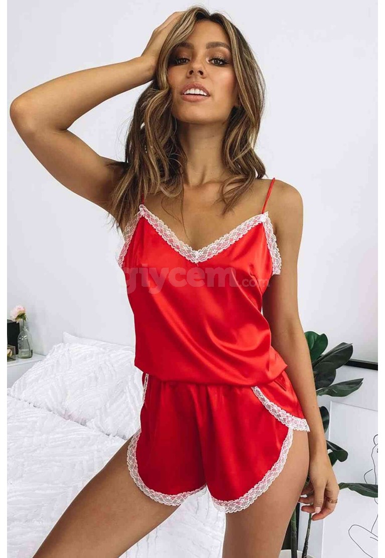 www.pijamafoni.com-MERRY SEE-MERRYSEE-MS2341-KIRMIZI-31