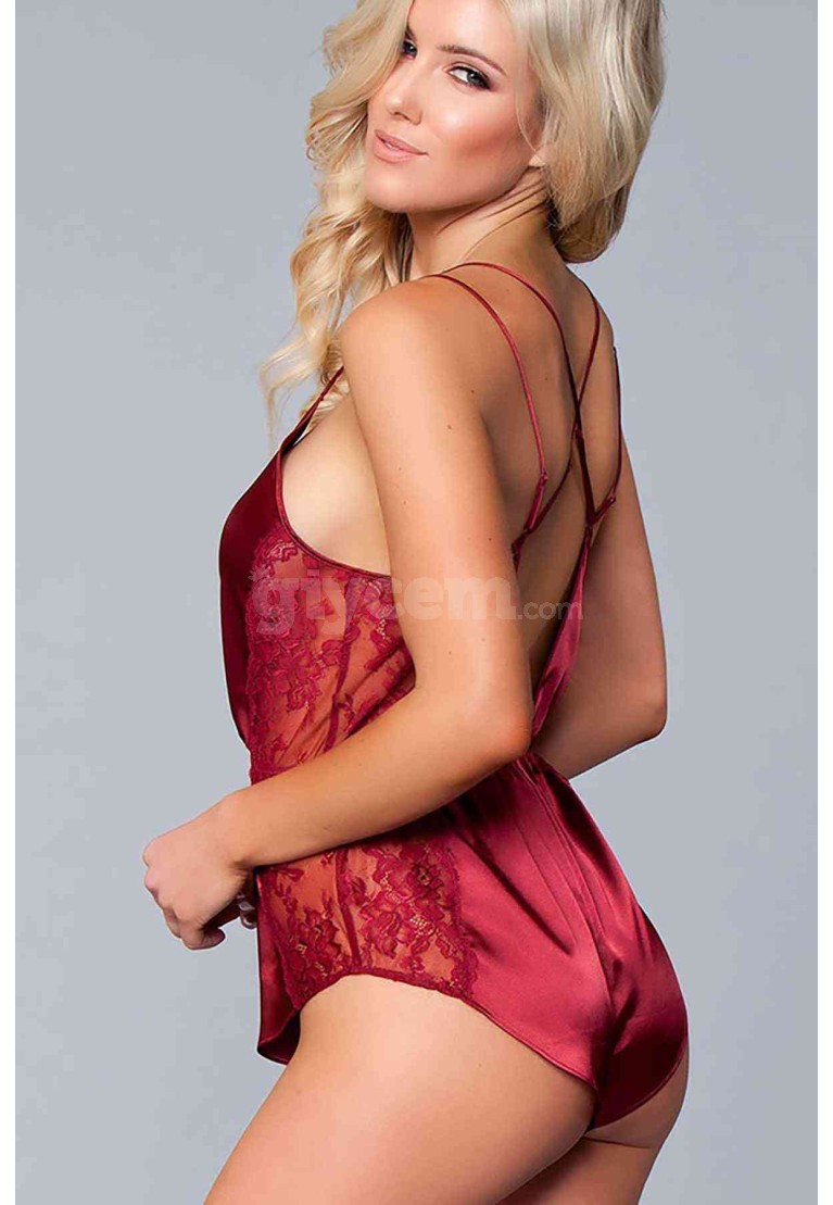 www.pijamafoni.com-MERRY SEE-MERRYSEE-MS2309-KIRMIZI-31