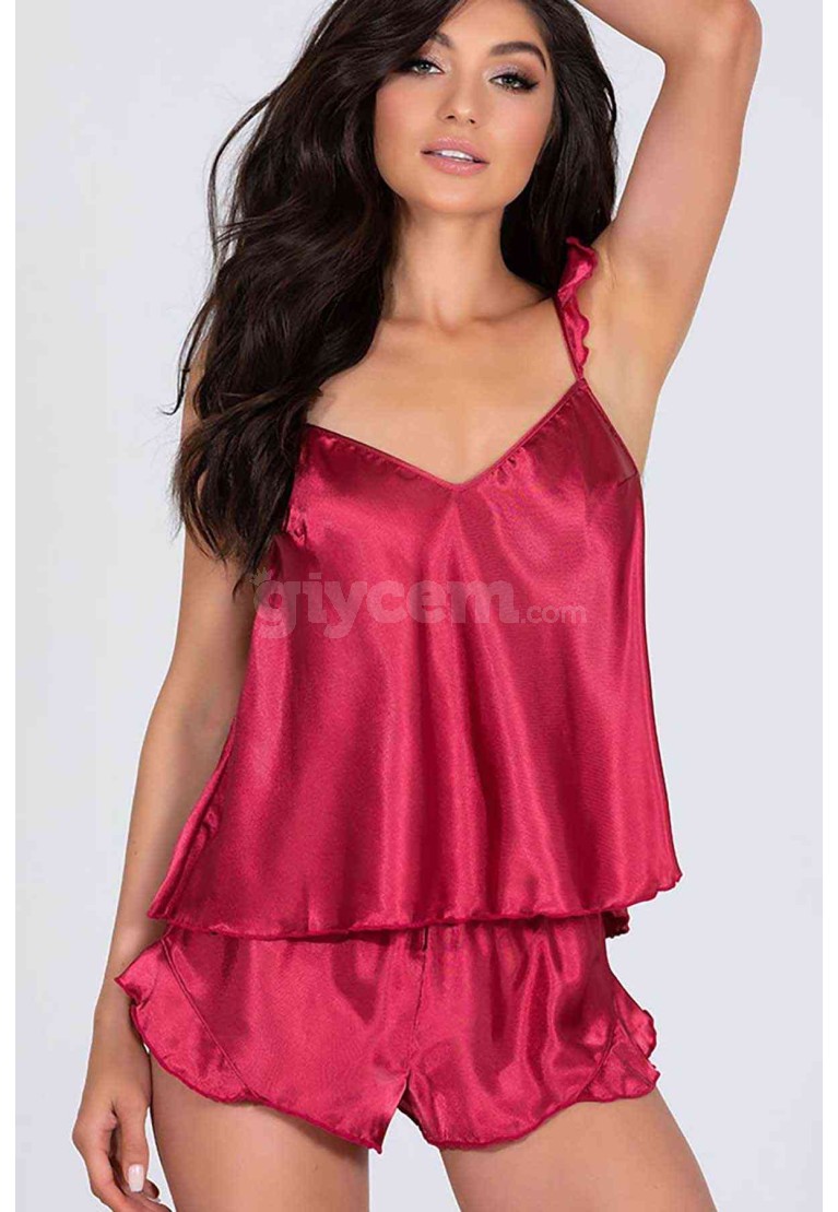 www.pijamafoni.com-MERRY SEE-MERRYSEE-MS2317-KIRMIZI-31