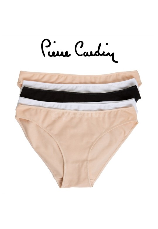 Pierre Cardin 2050 No Show Bıkını 5 Lı Eko Siyah-Beyaz-Ten