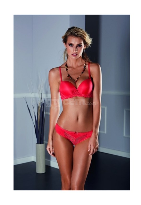 Pierre Cardin 4564 Brıght Boş Kap Regular Sütyen Takım Vişne