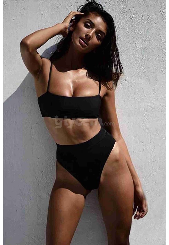 Angelsin Bikini üst Siyah MS41128-Siyah