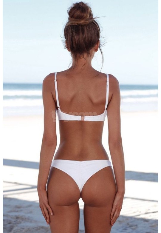 Angelsin Beyaz Bikini Alt MS4741