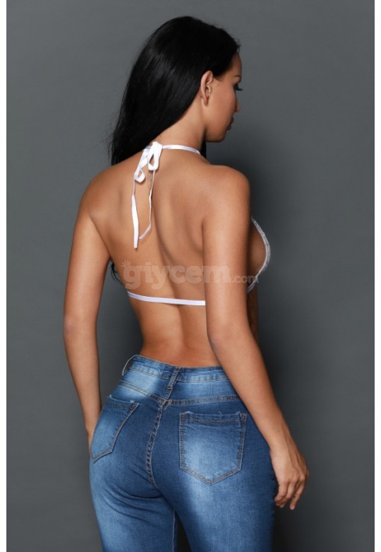Merry See Seksi Beyaz Dantel Sütyen MS2503