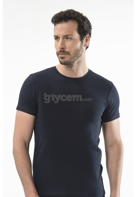 Cacharel O Yaka Kısa Kollu T-Shirt  1307/LACİVERT