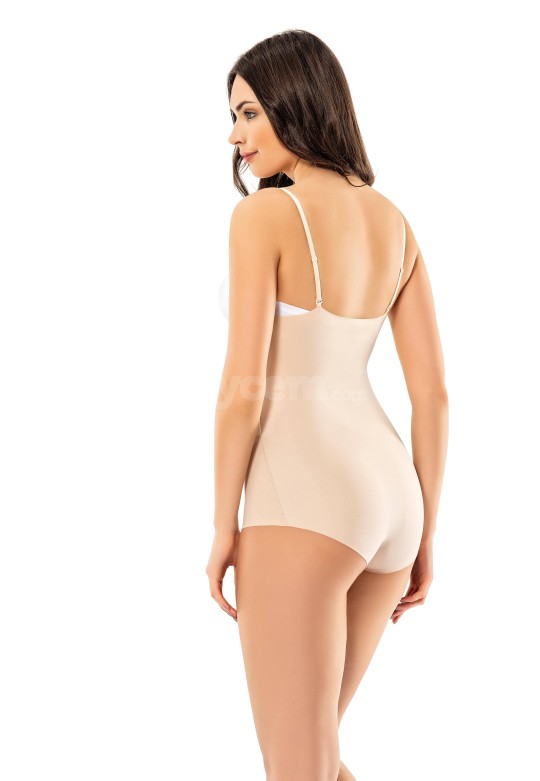 Miss Modinn İzssiz Askılı Bayan Lazer Kesim Korse 4080