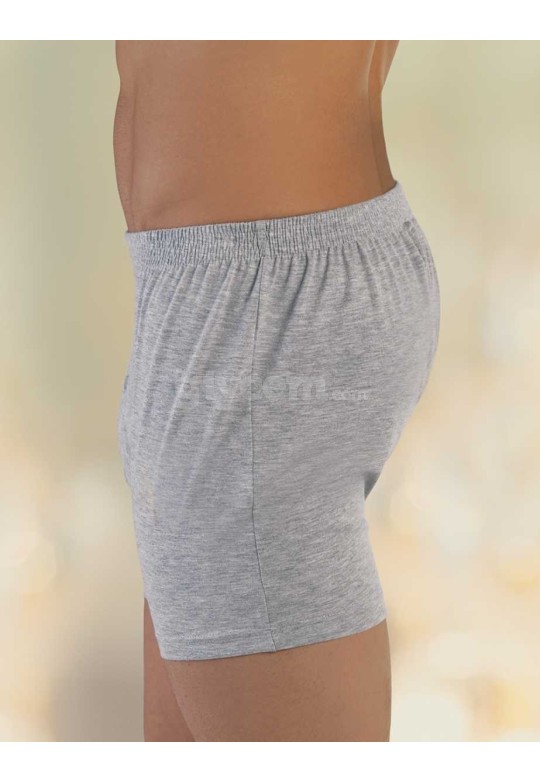 Şahinler Penye Düğmeli Boxer Gri ME010-GR