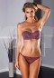 Pierre Cardin 4563 Push Up Dantelli Straplez Sütyen Takım Vişne