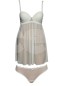 Pierre Cardin 4645 Patience Soft Push-Up Gecelik Takımı Ekru