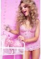 Merry See Dantel Babydoll Pembe MS2606-Pembe
