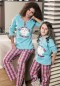 Yeni İnci Kız Çocuk Kaşkorse Dokuma Pijama Takım CKP-258 Fırsat Ürünü (Resimdeki Renk-5-6 Yaş)