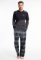 Mod Collection Erkek Pijama Takım 1804 Fırsat Ürünü (Siyah-L)