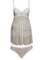 Pierre Cardin 4645 Patience Soft Push-Up Gecelik Takımı Ekru