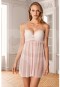 Pierre Cardin 4645 Patience Soft Push-Up Gecelik Takımı Pudra