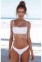 Angelsin Bikini Tek Üst Beyaz MS42558-Beyaz