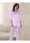 Artış Yarım Kol Pijama Takım  -1318