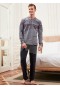 Bone Club Yakalı Pijama Takımı 4683-2