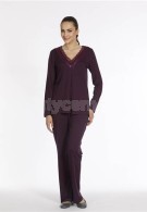 Dagi Bayan Modal Uzun Kollu Pijama Takım 166