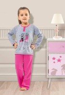Gümüş Kız Çocuk Pijama 2005