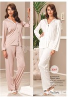 Pierre Cardin Bayan Boydan Patlı Pijama Takım 5007