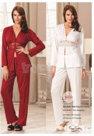 Pierre Cardin Bayan Boydan Patlı Pijama Takım 5010