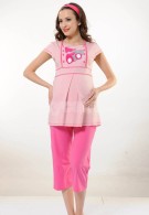 Gümüş Bayan Hamile Pijama Takım 9632