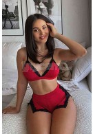 www.pijamafoni.com-MERRY SEE-MERRYSEE-MS3247-KIRMIZI-01