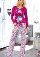 Anıt İç Giyim Baskılı Pijama Takım 4319