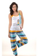 Yakıcı Baskılı Pijama 6075